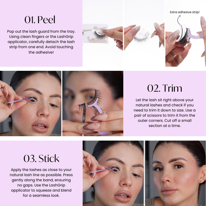 Self-Adhesive Lash Strips