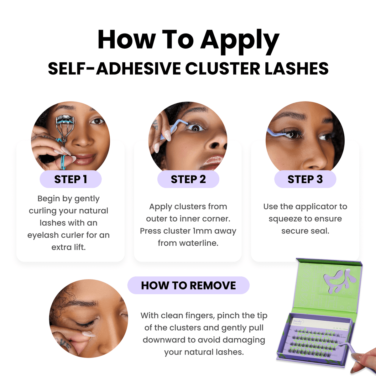 OG Self-Adhesive Cluster Lashes