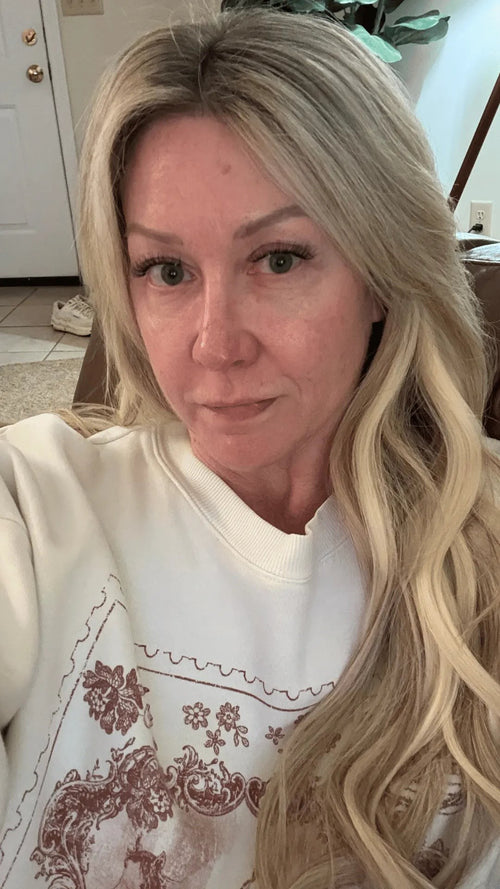 Swapped the salon for five minutes at home